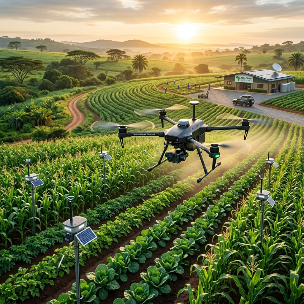 High-tech African farm